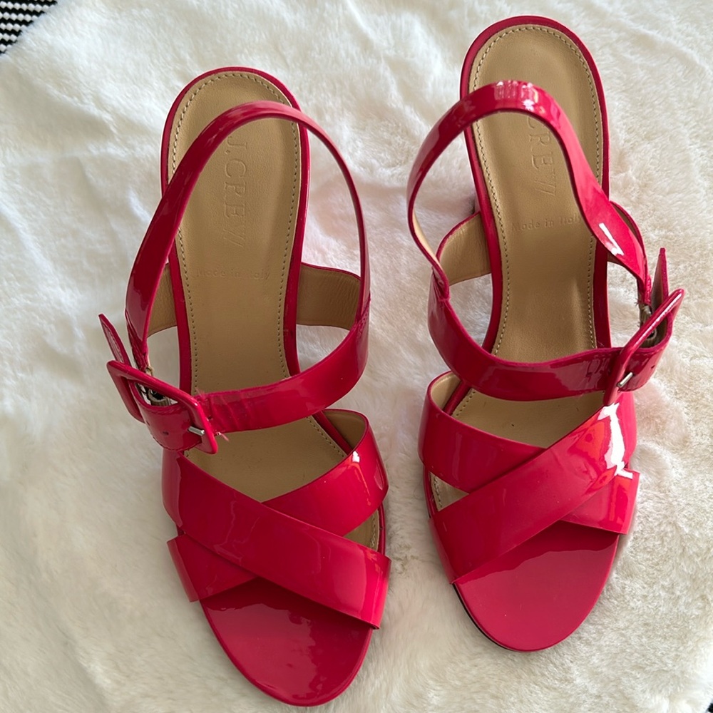 Pink J. Crew Sandler